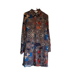 Haver & Blair London Paisley Sheer Tunic Women’s Size Medium